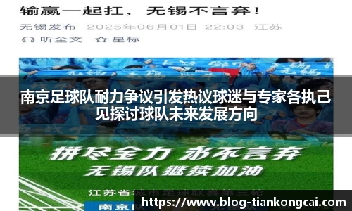 南京足球队耐力争议引发热议球迷与专家各执己见探讨球队未来发展方向